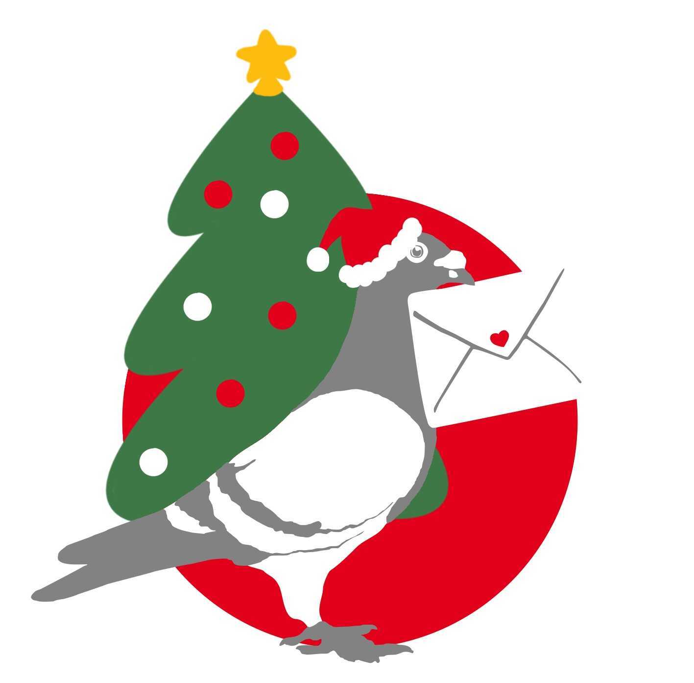 Logo Taube Weihnachten 